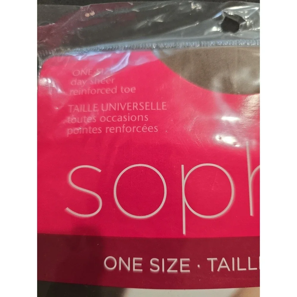 Sophi One Size Panty Hose Beige Reinforced Toe